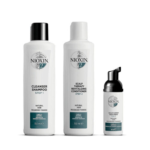 Nioxin Kit 2 for Natural Hair with Progressed Thinning - Galaxy Hair & Beauty Roscommon