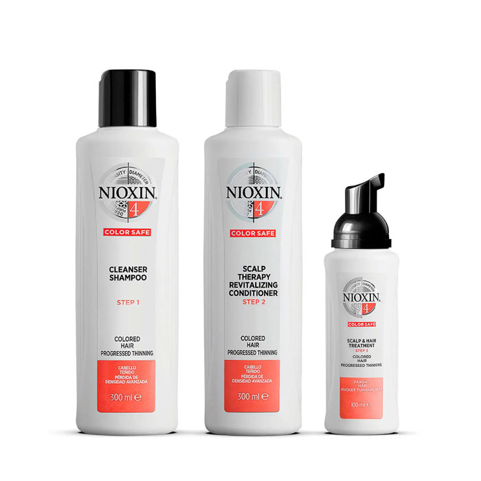 Nioxin Kit 4 for Coloured Hair with Progressed Thinning - Galaxy Hair & Beauty Roscommon